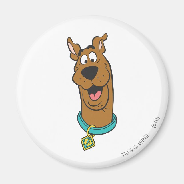 Scooby-Doo Smiling Face Magnet (Front)