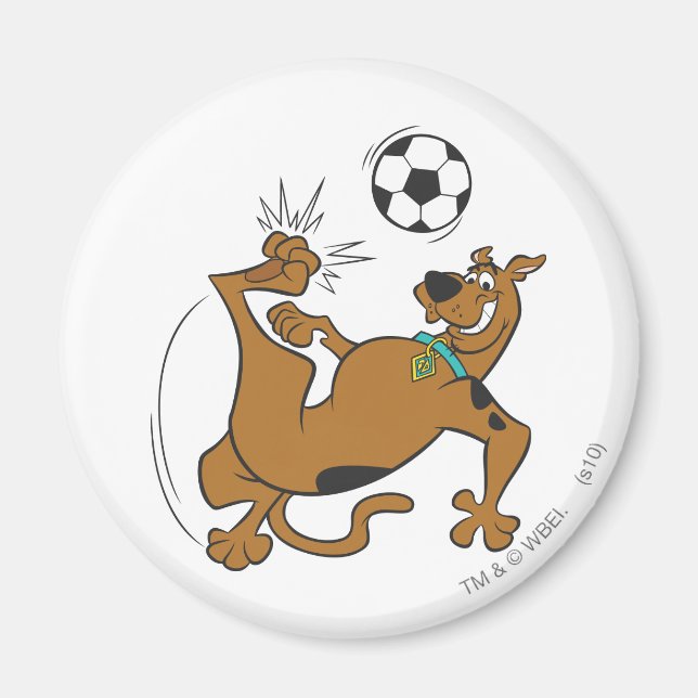 Scooby-Doo Soccer Overhead Kick Magnet (Front)