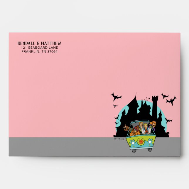 Scooby-Doo Spooktacular Halloween Baby Shower Envelope (Front)