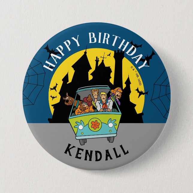 Scooby-Doo Spooktacular Halloween Birthday 7.5 Cm Round Badge (Front)