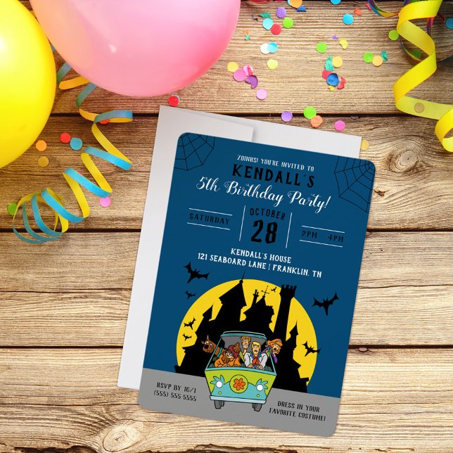 Scooby-Doo Spooktacular Halloween Birthday Invitation (Creator Uploaded)