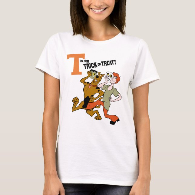 Scooby-Doo | T is for Trick or Treat T-Shirt (Front)
