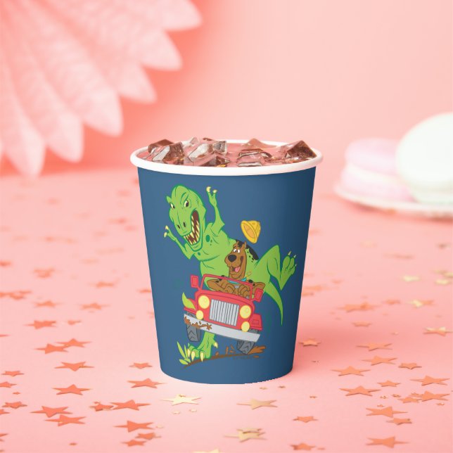 Scooby-Doo T-Rex Attack Paper Cups (Insitu)