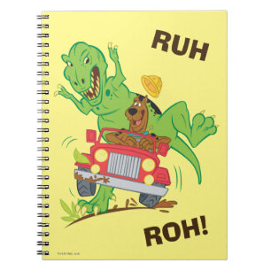 Scooby-Doo T-Rex Attack Spiral Notebook