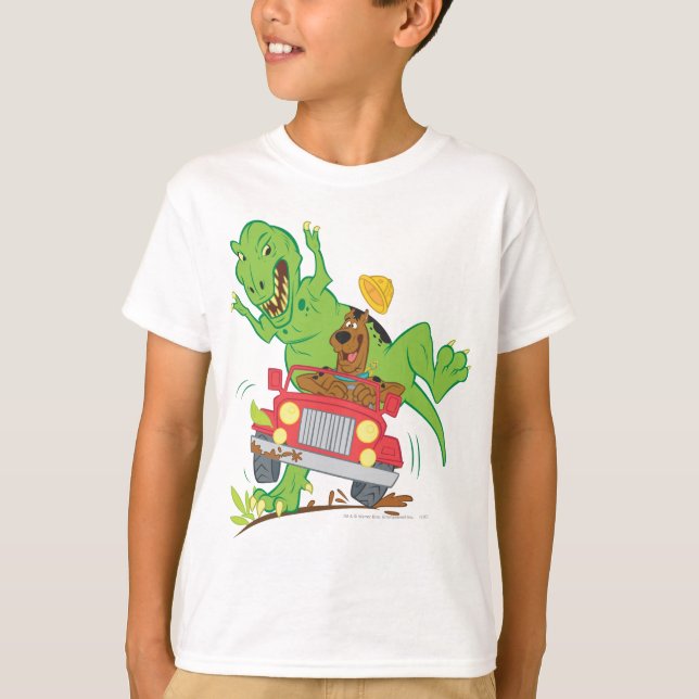 Scooby-Doo T-Rex Attack T-Shirt (Front)