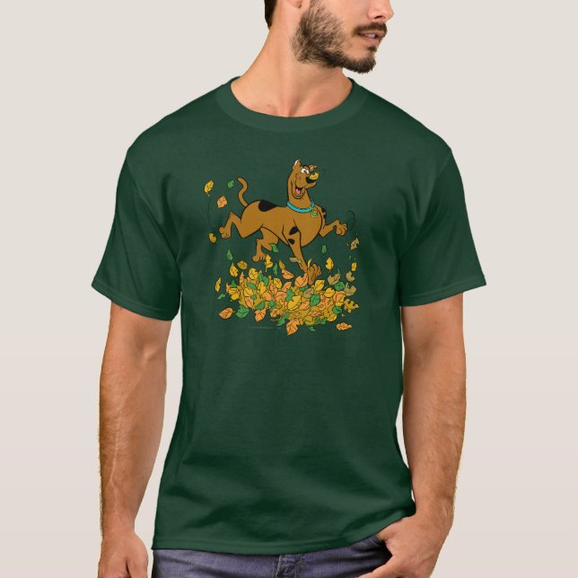 Scooby-Doo Thanksgiving Leaves T-Shirt (Front)