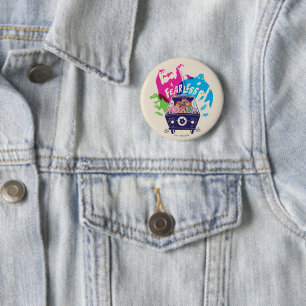 Scooby-Doo   The Fearless Mystery Machine 6 Cm Round Badge