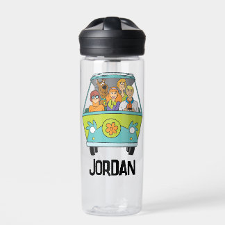 Scooby-Doo & The Gang Mystery Mach | Add Your Name Water Bottle