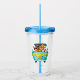 Scooby-Doo & The Gang Mystery Machine Airbrush Acrylic Tumbler