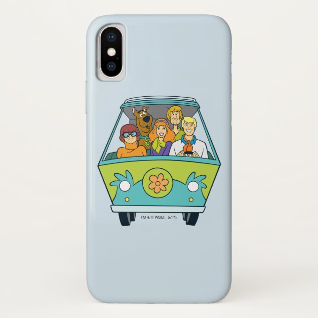 Scooby-Doo & The Gang Mystery Machine Case-Mate iPhone Case (Back)