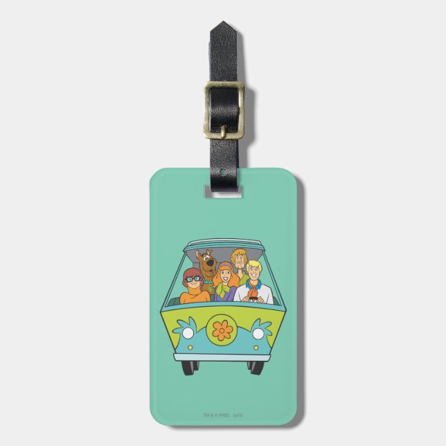 Scooby-Doo & The Gang Mystery Machine Luggage Tag (Front Vertical)