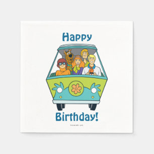 Scooby-Doo & The Gang Mystery Machine Napkin
