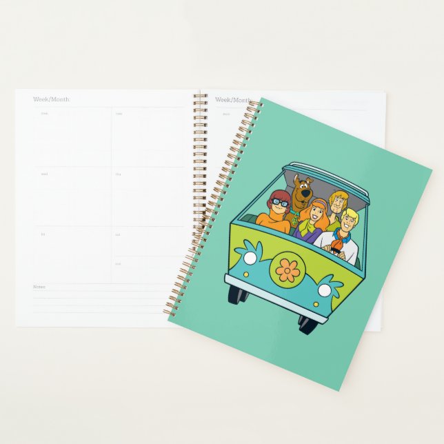 Scooby-Doo & The Gang Mystery Machine Planner (Display)