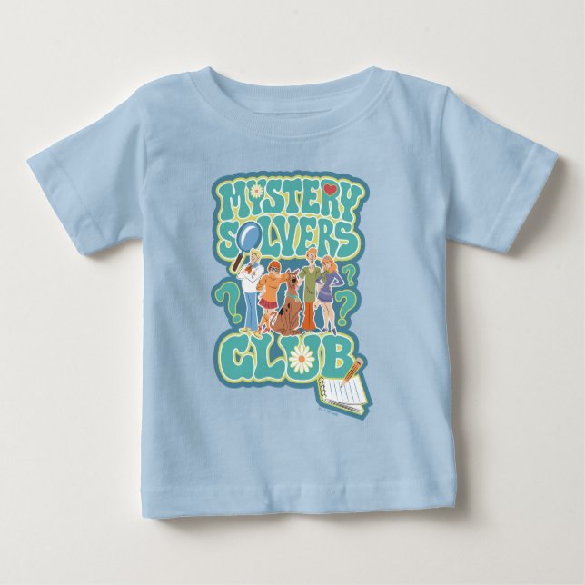 Scooby-Doo & the Gang "Mystery Solvers Club" Baby T-Shirt (Front)
