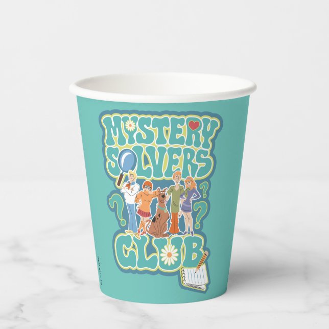Scooby-Doo & the Gang "Mystery Solvers Club" Paper Cups (Front)