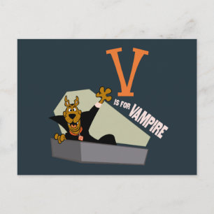 Scooby-Doo   V is for Vampire Postcard