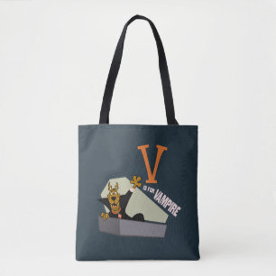 Scooby-Doo   V is for Vampire Tote Bag