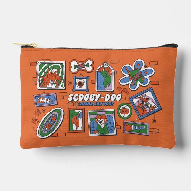 Scooby-Doo Wall of Halloween Picture Frames Accessory Pouch (Front)