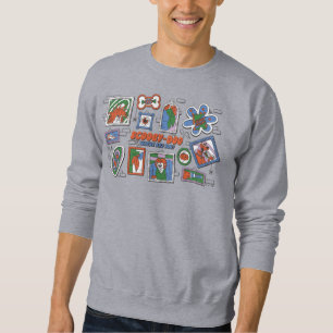 Scooby-Doo Wall of Halloween Picture Frames Sweatshirt