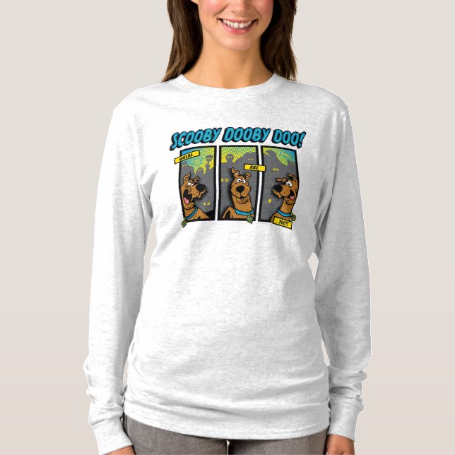 Scooby-Doo Where Are You Comic Panels T-Shirt (Front)