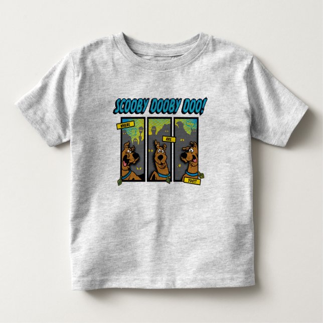 Scooby-Doo Where Are You Comic Panels Toddler T-Shirt (Front)