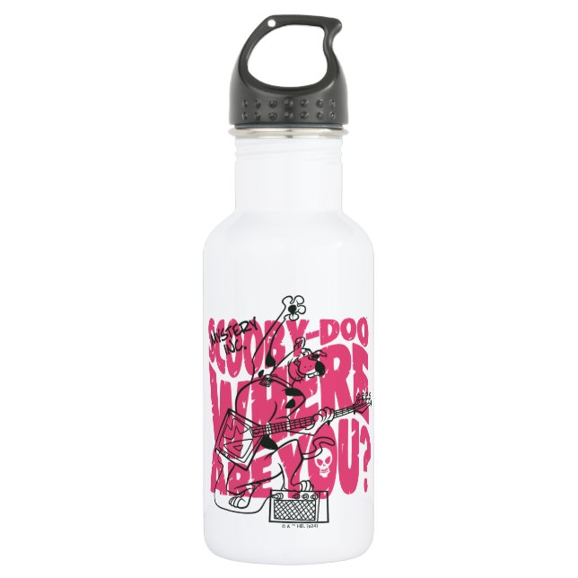 Scooby-Doo Where Are You Punk Guitar Riff 532 Ml Water Bottle (Front)