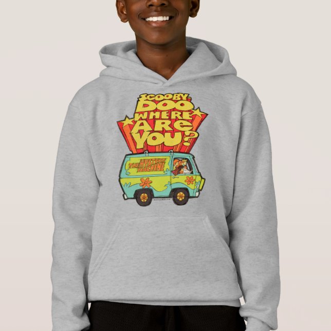 Scooby-Doo | "Where Are You?" Retro Cartoon Van (Front)