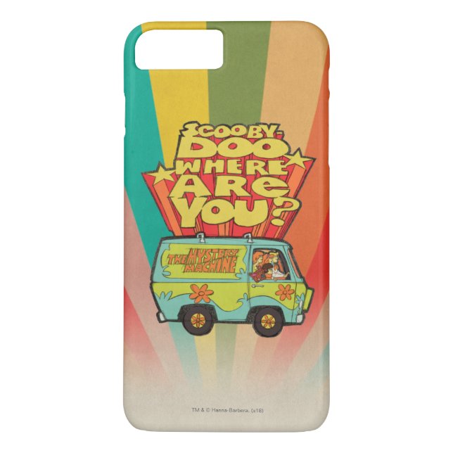 Scooby-Doo | "Where Are You?" Retro Cartoon Van Case-Mate iPhone Case (Back)