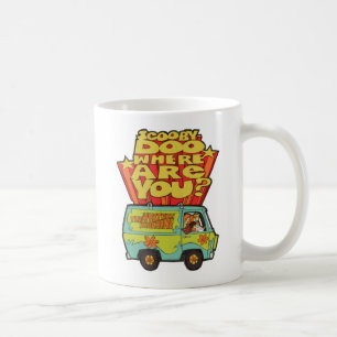 Scooby-Doo   "Where Are You?" Retro Cartoon Van Coffee Mug
