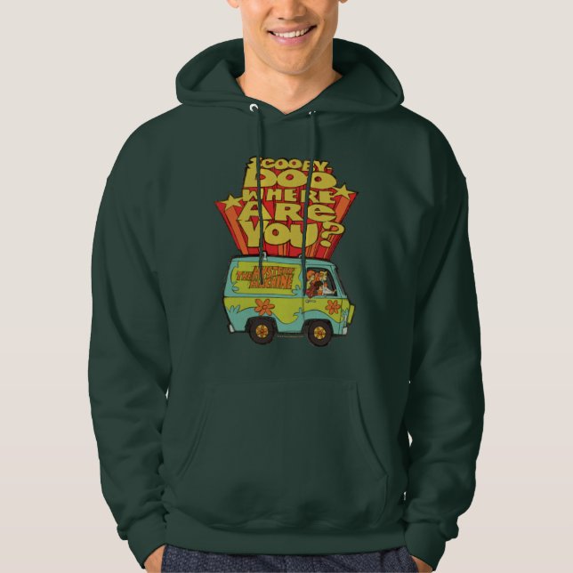Scooby-Doo | "Where Are You?" Retro Cartoon Van Hoodie (Front)
