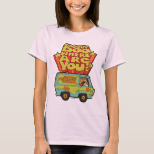 Scooby-Doo "Where Are You?" Retro Cartoon Van T-Shirt
