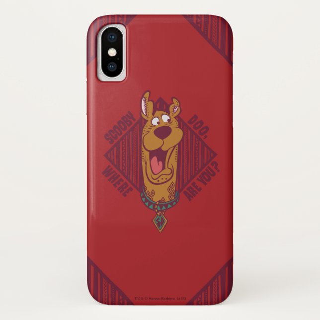 Scooby-Doo Where Are You Tribal Graphic Case-Mate iPhone Case (Back)