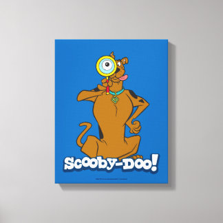 Scooby-Doo With Magnifying Glass Canvas Print