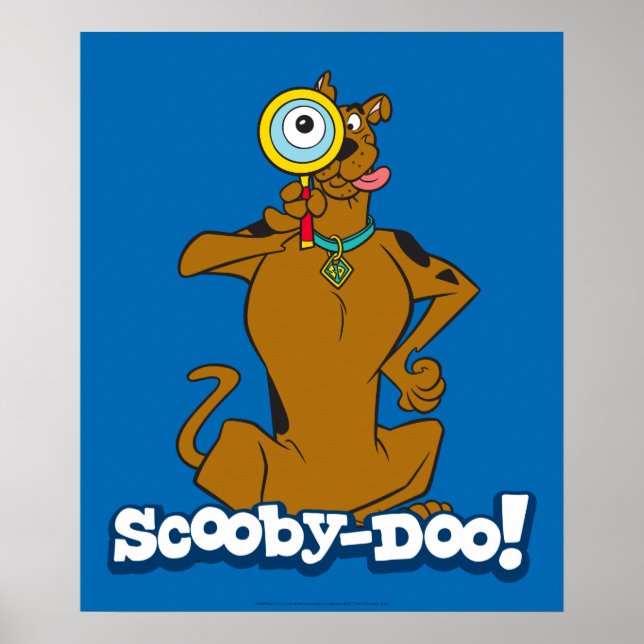 Scooby-Doo With Magnifying Glass Poster (Front)
