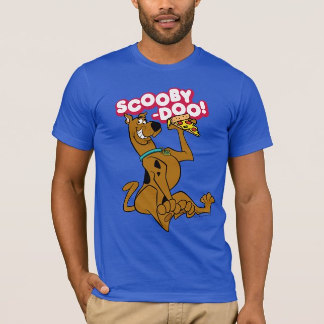 Scooby-Doo With Pizza Slice T-Shirt (Front)