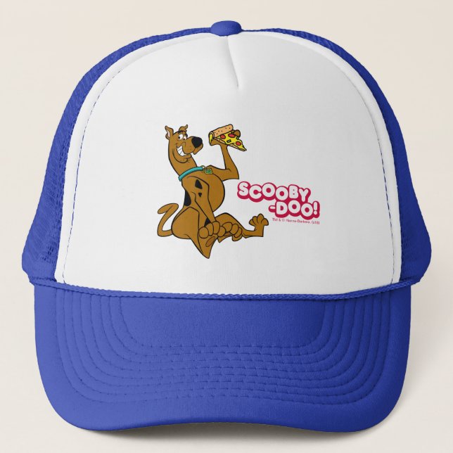 Scooby-Doo With Pizza Slice Trucker Hat (Front)