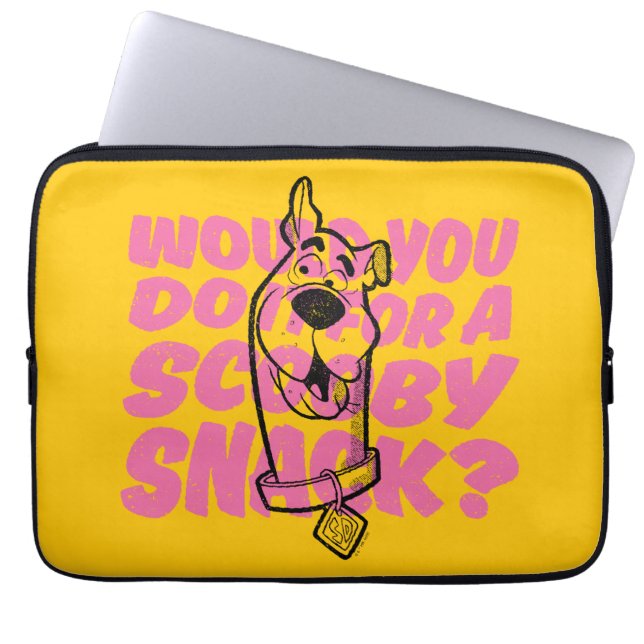 Scooby-Doo |Would You Do It For A Scooby Snack? Laptop Sleeve (Front)