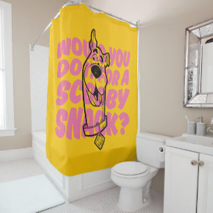 Scooby-Doo  Would You Do It For A Scooby Snack? Shower Curtain