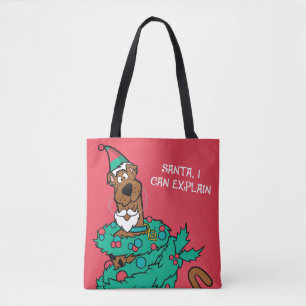 Scooby-Doo Wrapped In Wreaths Tote Bag
