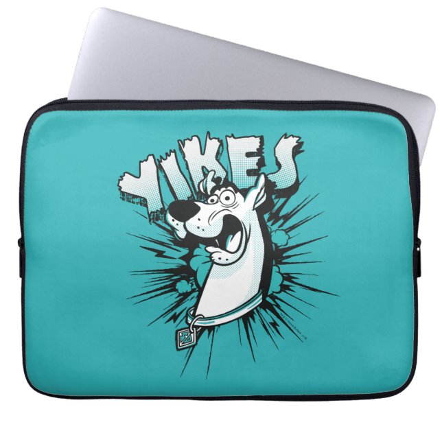 Scooby-Doo "Yikes!" Halftone Graphic Laptop Sleeve (Front)