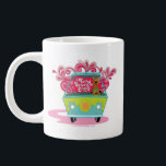 Scooby-Doo - You Drive Me Crazy Large Coffee Mug<br><div class="desc">Scooby-Doo Valentine's Day | Celebrate Valentine's Day with Scooby-Doo driving the Mystery Machine,  overflowing with pink swirls and hearts!</div>