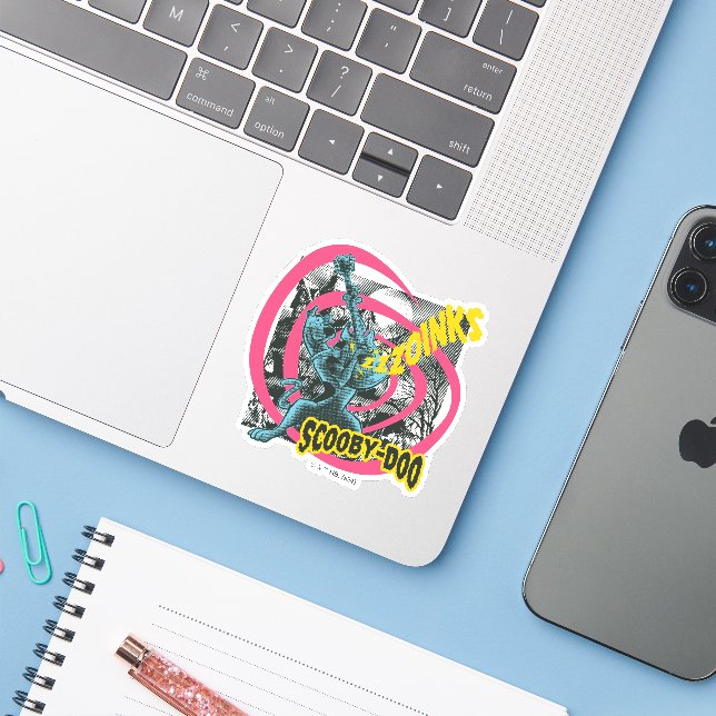 Scooby-Doo Zoinks Punk Guitar Graphic (Laptop w/ iPhone)