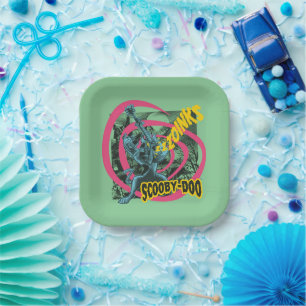 Scooby-Doo Zoinks Punk Guitar Graphic Paper Plate