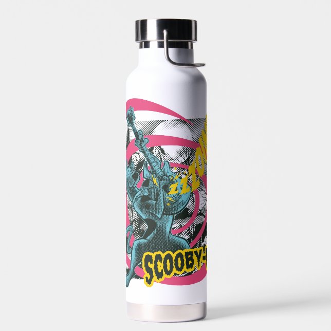 Scooby-Doo Zoinks Punk Guitar Graphic Water Bottle (Left)
