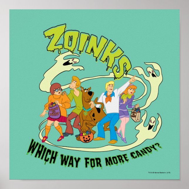 Scooby-Doo | Zoinks Which Way for More Candy? Poster (Front)