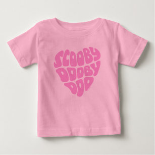Scooby Dooby Doo Heart Baby T-Shirt