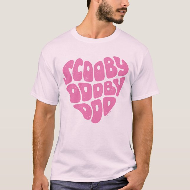 Scooby Dooby Doo Heart T-Shirt (Front)