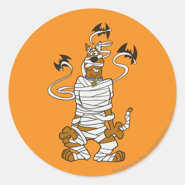 Scooby Mommy Classic Round Sticker (Front)