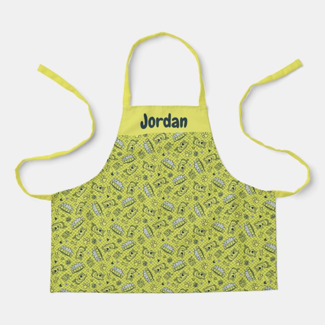 Scooby Snacks Galore Chequered Pattern Apron (Front)