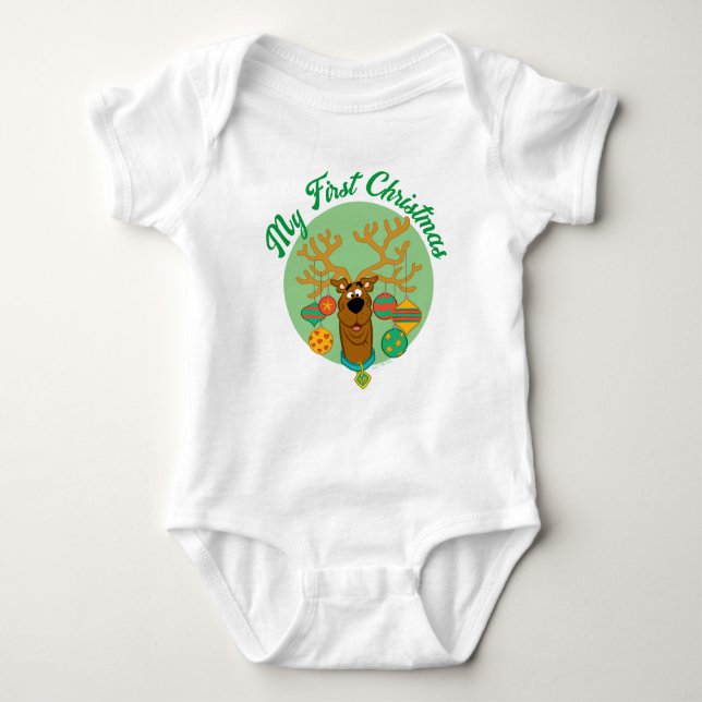 Scooby the Reindeer Baby Bodysuit (Front)